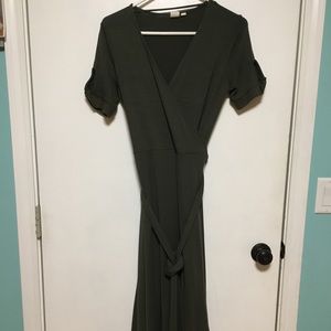 Gap- Olive Wrap Dress